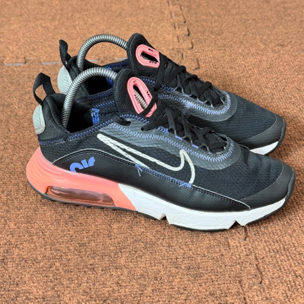 Nike‎ Air Max 2090 Black Sunset Pulse Sapphire CJ4066-004 Kids 6.5Y Sneakers gym